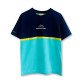 Pamkids Nature's Canvas: Mountain Ridge Boys' Printed Tee | Boys' Tee Collection in GoSummer Pink & Aqua Shade (sizes-1-12 Years)